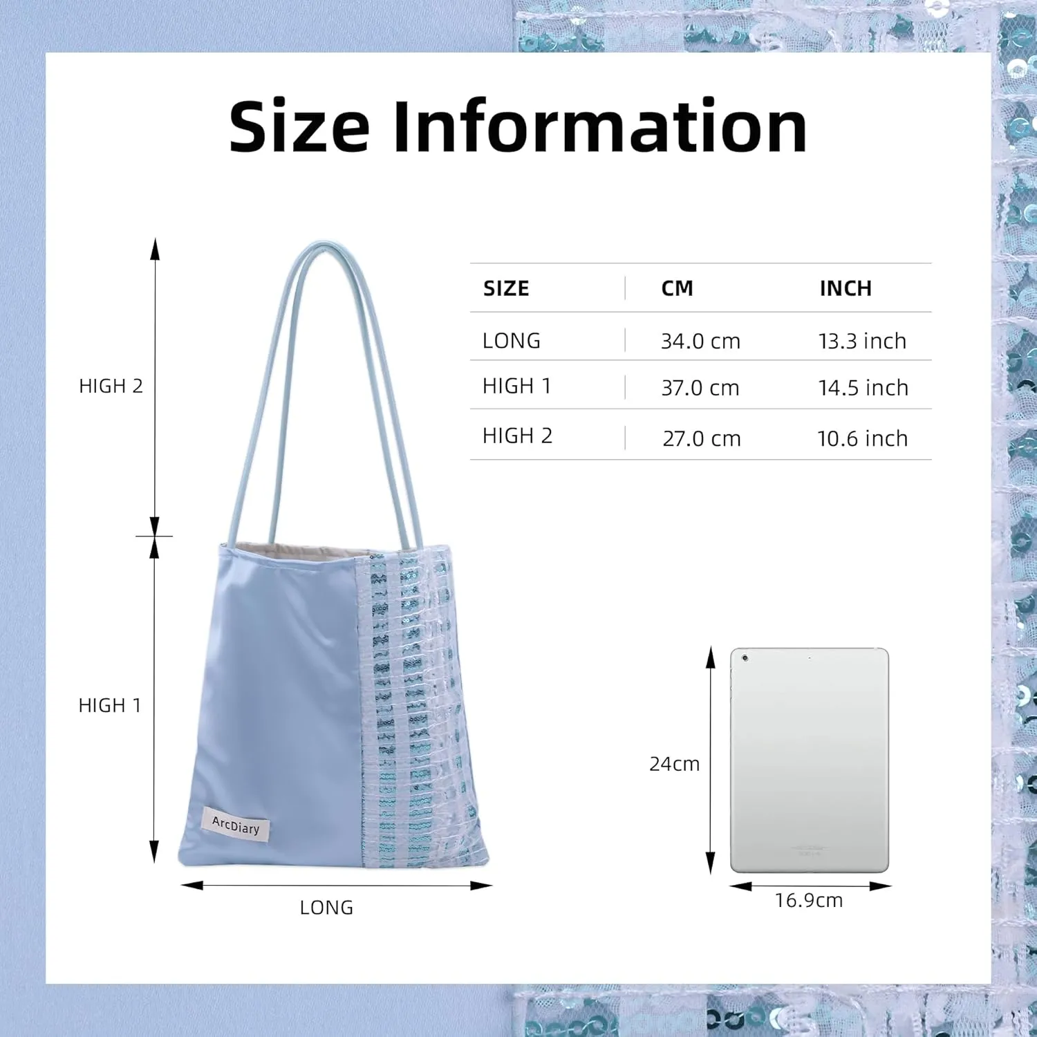 Hobo Bags for Women, Large Capacity Shoulder Tote with Inner Pockets