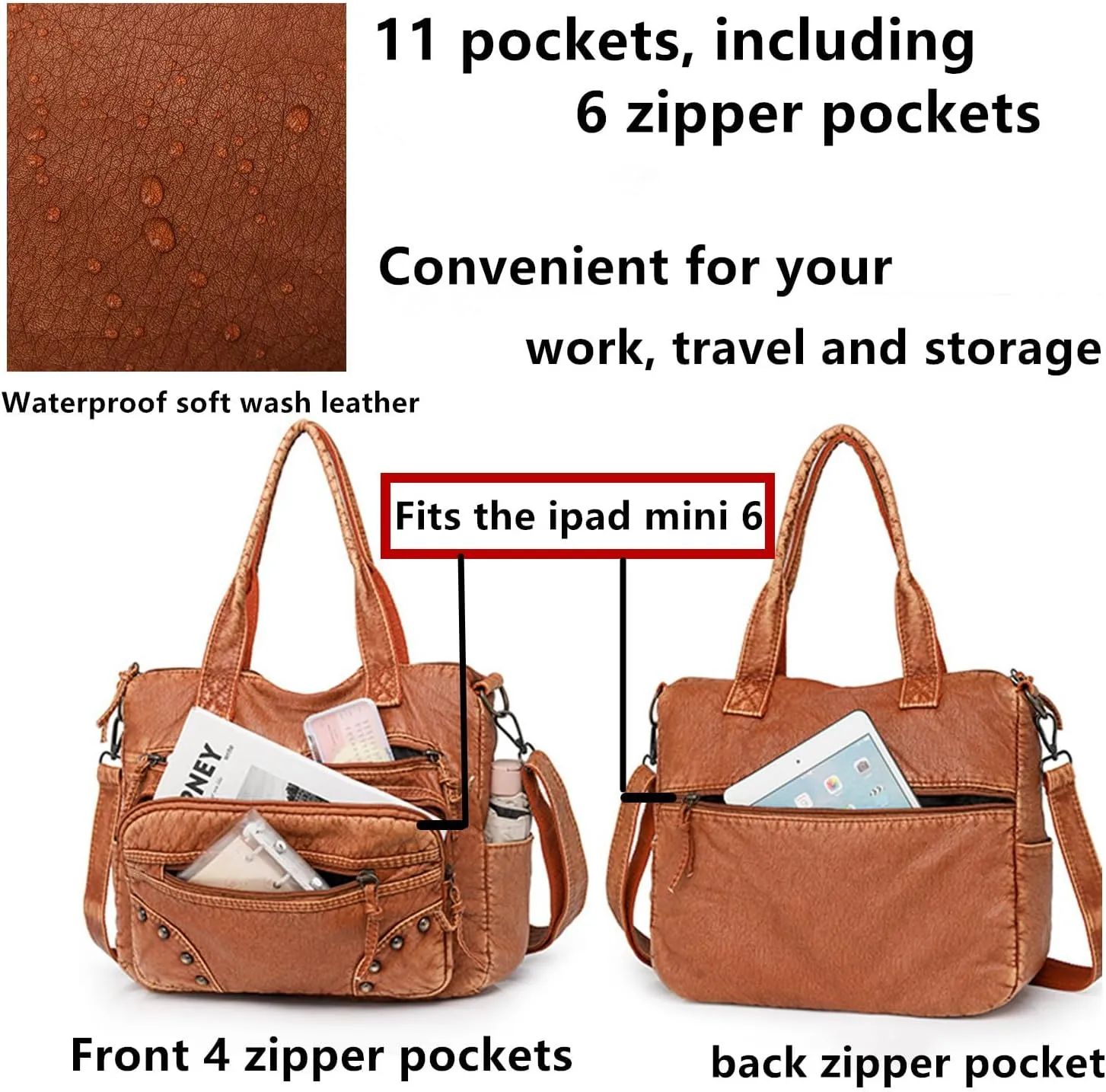 Hobo Handbag and Purses for Women,Top Handle Satchel Purse Tote Shoulder Bags Faux Leather for Ladies