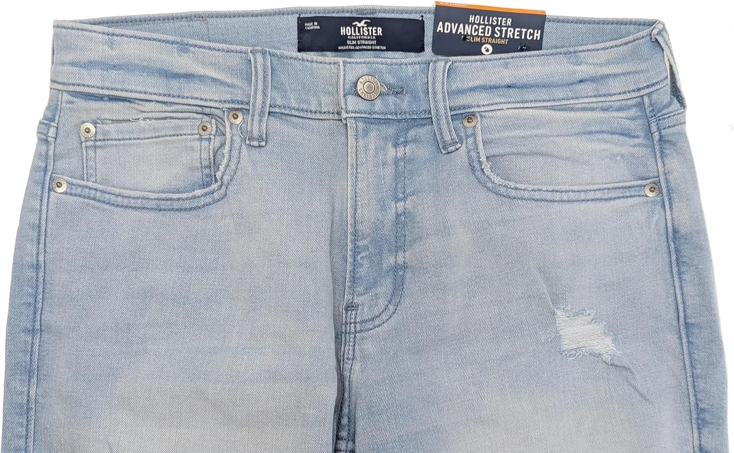Hollister California Men's Epic Flex Slim Straight Jeans HOM-32