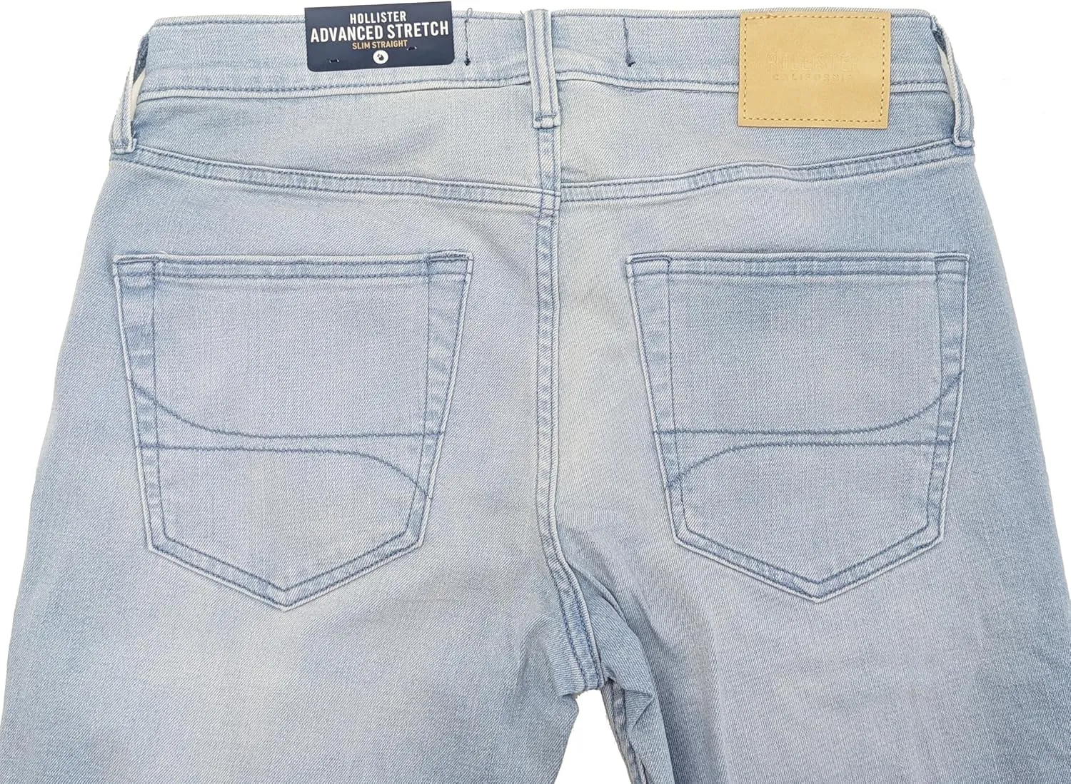 Hollister California Men's Epic Flex Slim Straight Jeans HOM-32