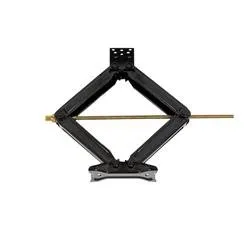 HUSKY TOWING Stabilize RV Frame Man Sqr Brackets 5K Wt Cap Scissor Type Black Set Of 2 88121