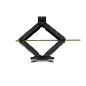HUSKY TOWING Stabilize RV Frame Man Sqr Brackets 5K Wt Cap Scissor Type Black Set Of 2 88121
