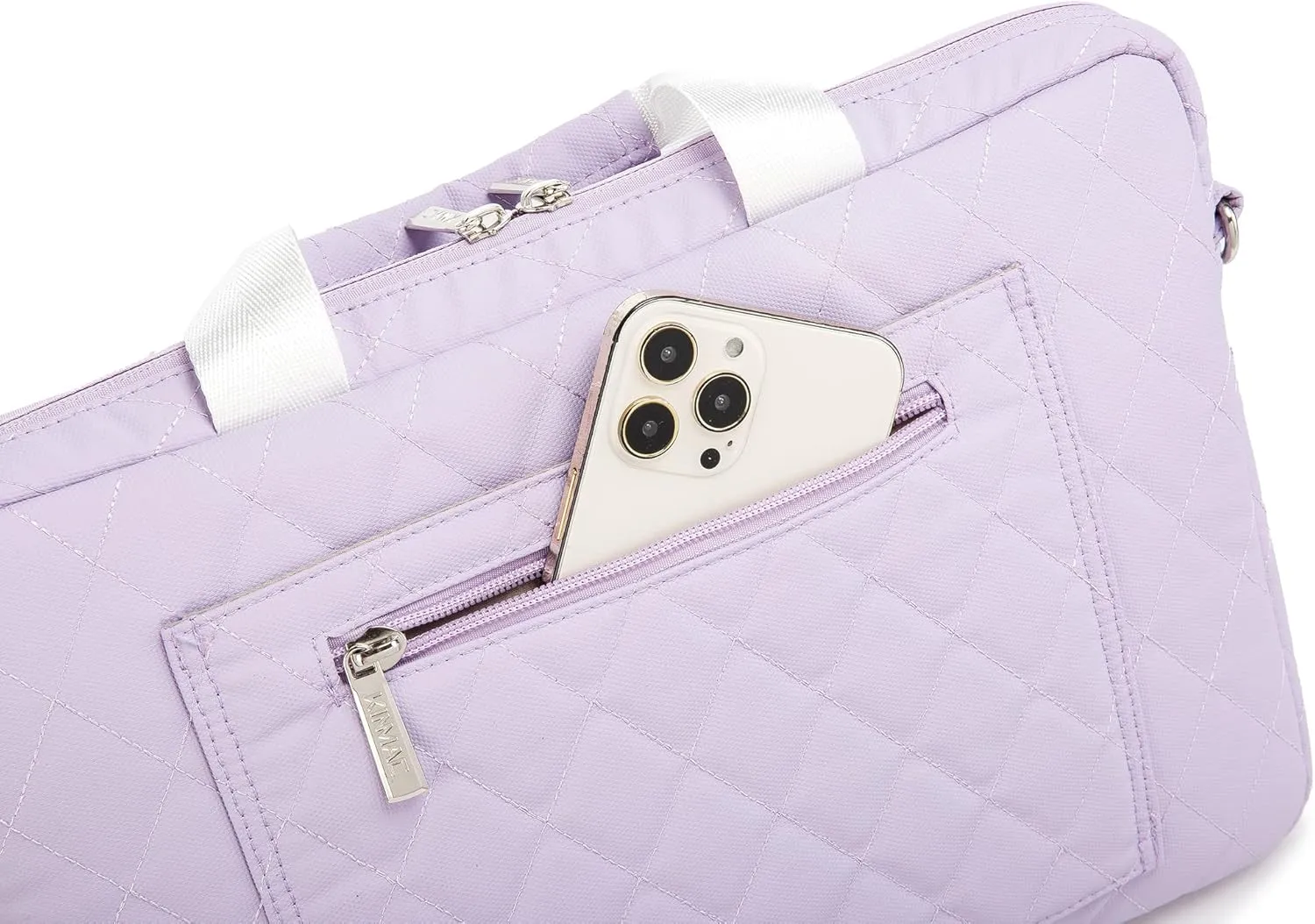 inmac 360 Degree Laptop Bag Full Cushioned Laptop Shoulder Bag For LG Gram 16 inch and 15.6 inch-16 inch Laptop (Purple)