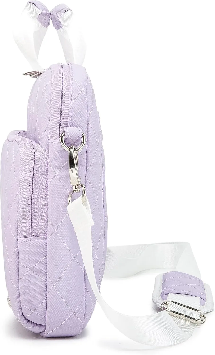 inmac 360 Degree Laptop Bag Full Cushioned Laptop Shoulder Bag For LG Gram 16 inch and 15.6 inch-16 inch Laptop (Purple)