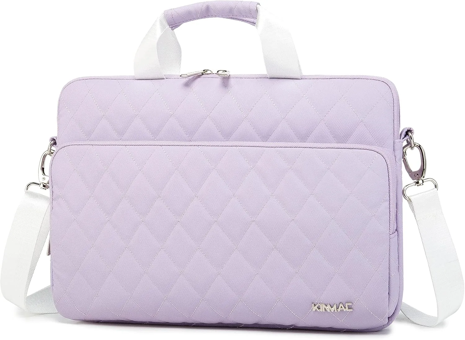 inmac 360 Degree Laptop Bag Full Cushioned Laptop Shoulder Bag For LG Gram 16 inch and 15.6 inch-16 inch Laptop (Purple)
