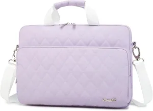 inmac 360 Degree Laptop Bag Full Cushioned Laptop Shoulder Bag For LG Gram 16 inch and 15.6 inch-16 inch Laptop (Purple)