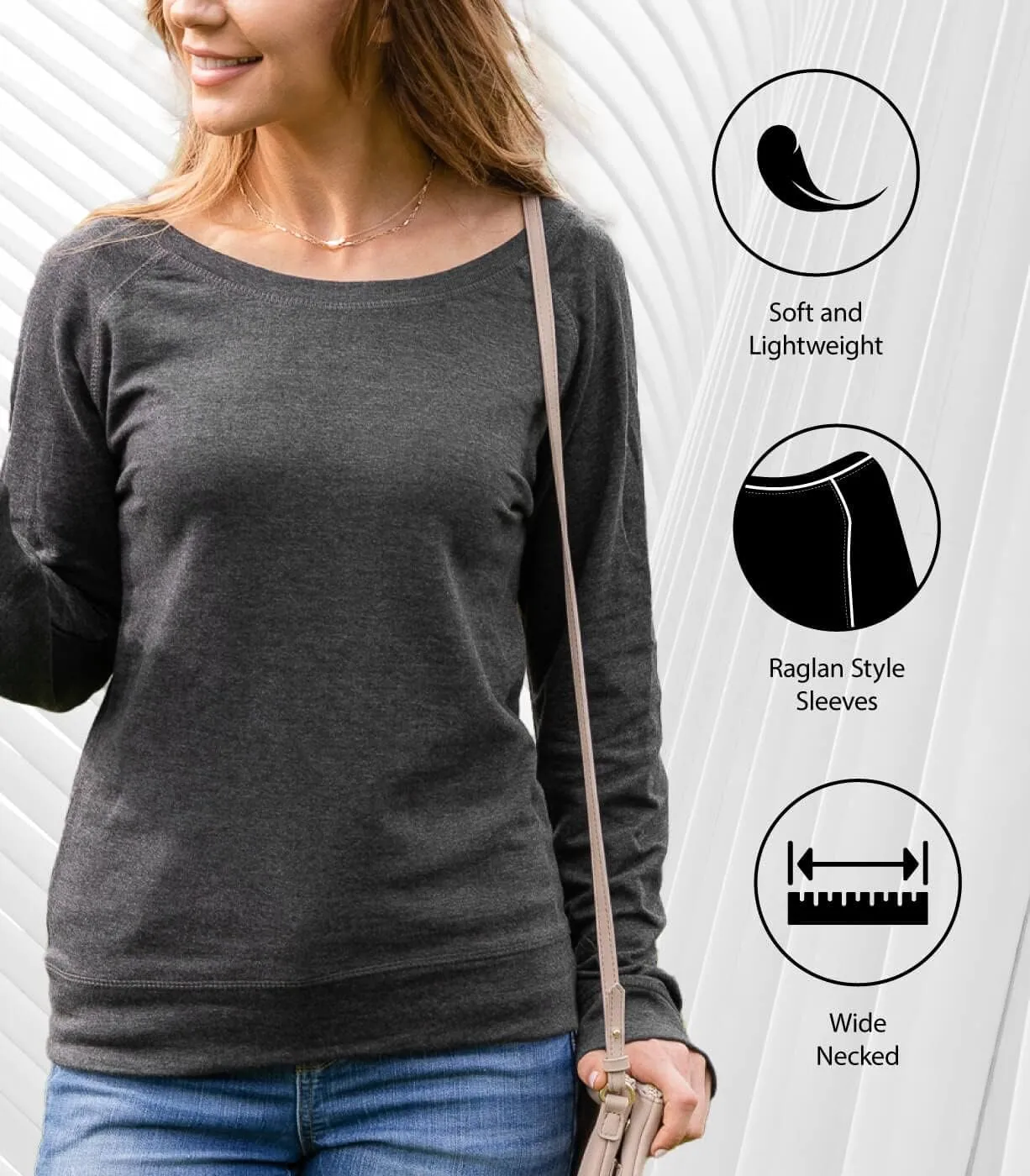 Instant Message - I Love You To The Beach And Back-Women's French Terry Long Sleeve Shirt
