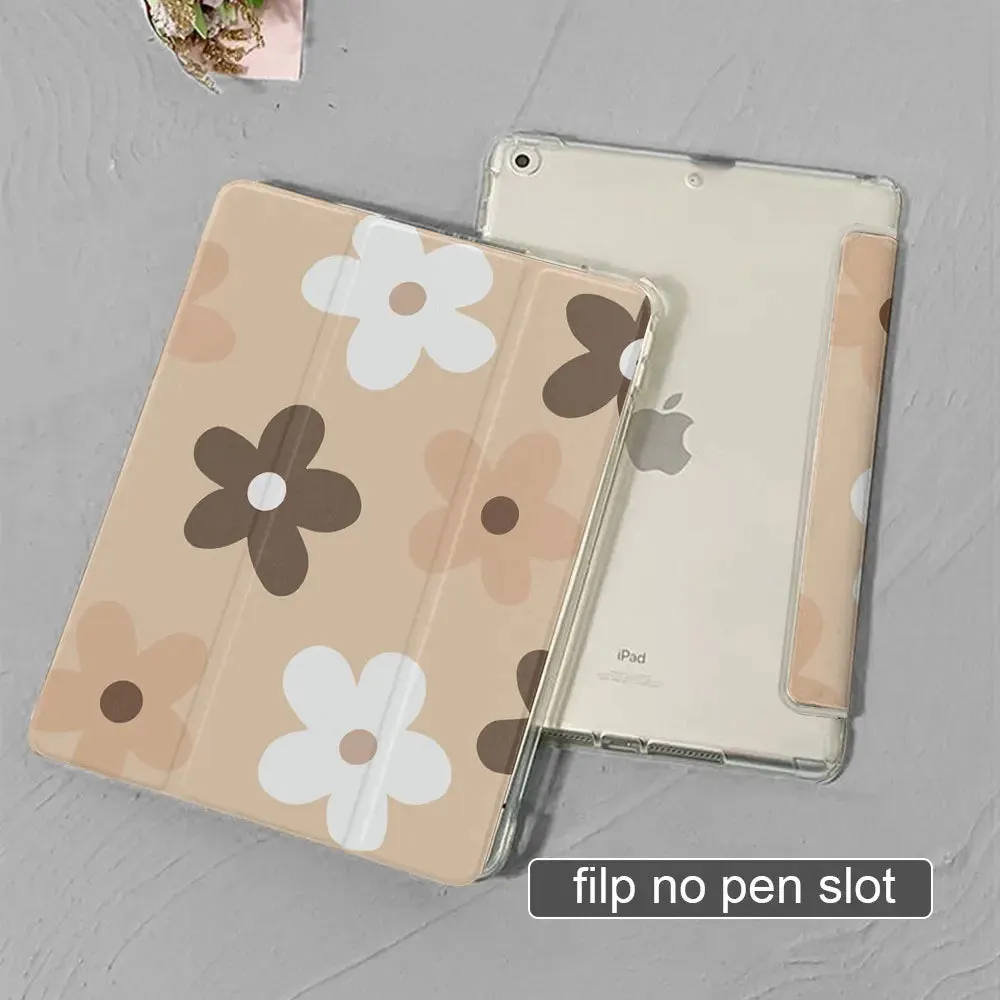 ipad case ipad 7th 8th 9th 10th generation with pen slot iPad Mini 4th 5th 6th generation sleep Wake silicone soft case