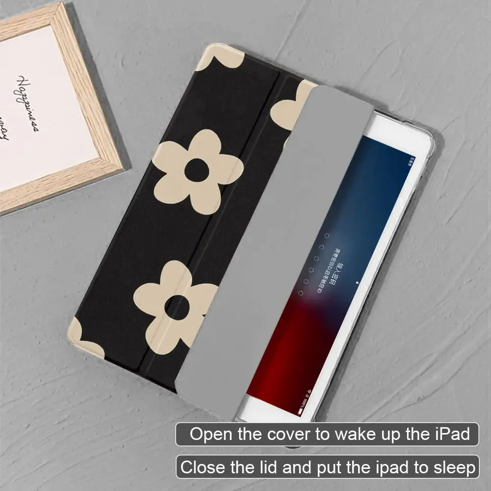 ipad case ipad 7th 8th 9th 10th generation with pen slot iPad Mini 4th 5th 6th generation sleep Wake silicone soft case