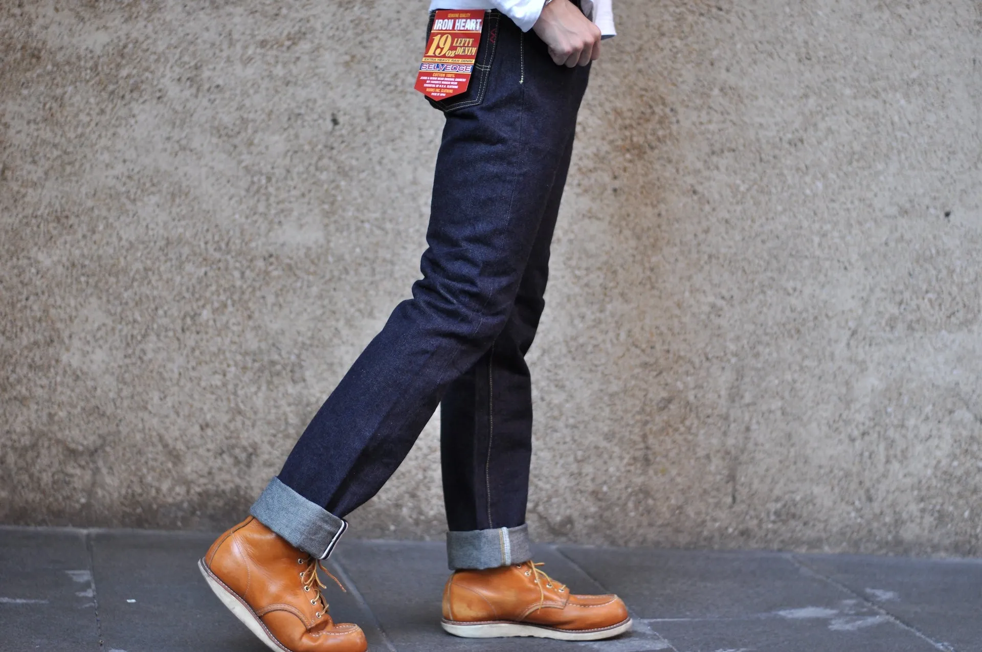 Iron Heart 19oz 888S-19L Denim (Straight Tapered Fit)