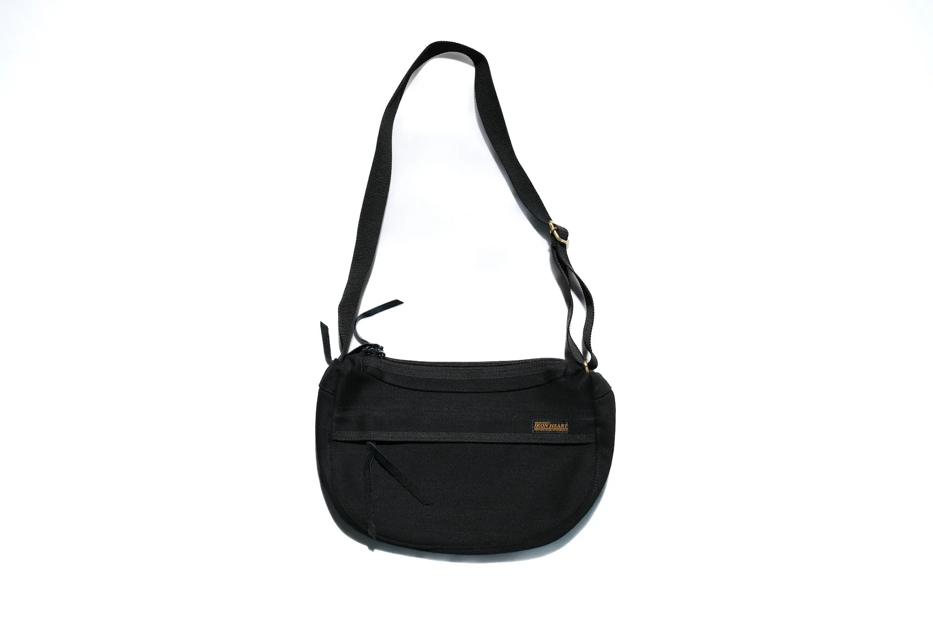 Iron Heart 21oz Signature Black Denim Small Shoulder Bag