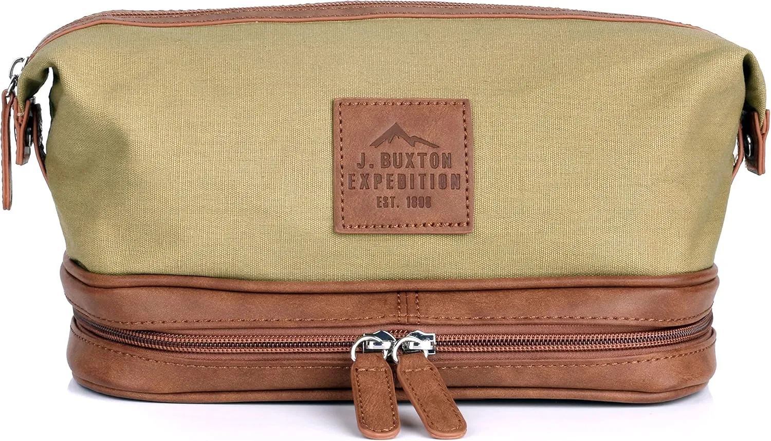 J. Buxton Expedition II Huntington Gear Bottom Zip Travel Kit