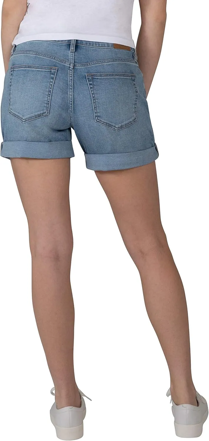 JAG Women's Alex Mid Rise Boyfriend Short-Legacy