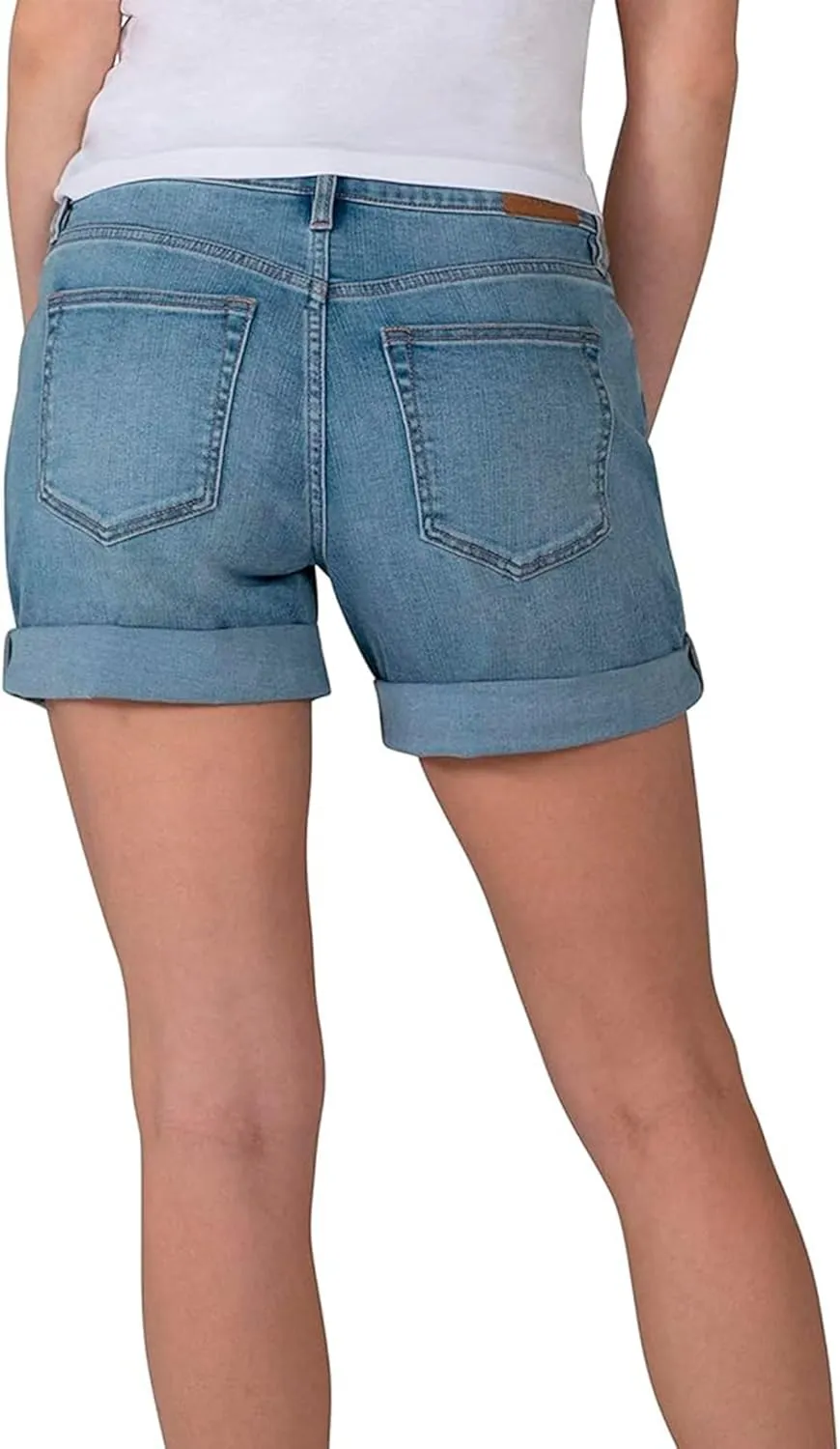 JAG Women's Alex Mid Rise Boyfriend Short-Legacy