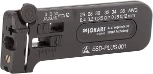 Jokari 40029 28-18 AWG Mini-Precision ESD Cable Stripping Tool - Multi-Coloured