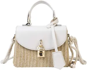 JSEIAJB Shoulder Bag, Clutch Women Handmade Crossbody Bag Beach Envelope Purse Wallet