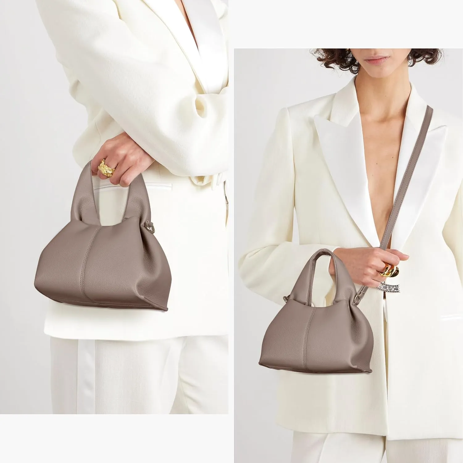 Juoxeepy Crossbody Bag Purse Satchel Handbag for Women Shoulder Bag Chic Dumpling Cloud Bag Clutch Purse