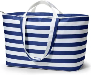 KALIDI 60L Extra Large Duffle Bag, Beach Tote Zipper Utility Oversized Weekender Carrier Travel Shopping Reusable Grocery Bag