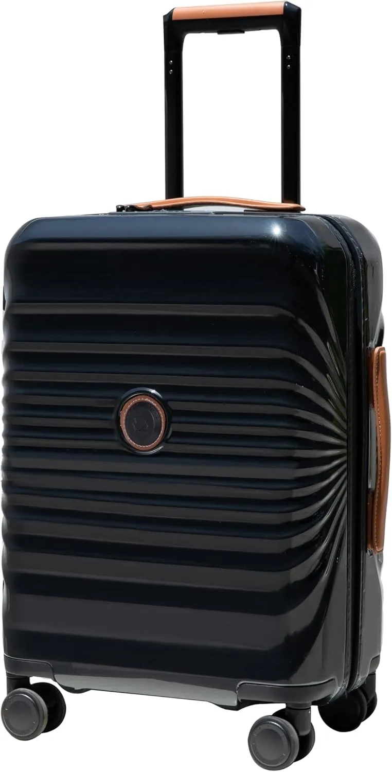 Kangmusi 28" Luggage Lightweight Suitcase TSA Lock USB port Luggage Wheel lock Artificial leather Top handle Spinner Wheels BLACK