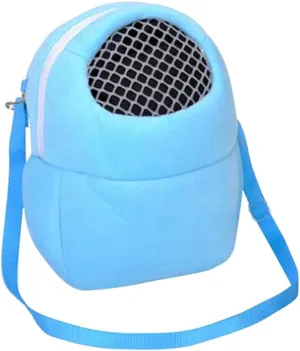 KESYOO Pet Carry Backpack Breathable Cotton Travel Bag for Hamster Squirrel Guinea Pig Chinchilla Secure Mesh Design for Safe Outdoor Adventures