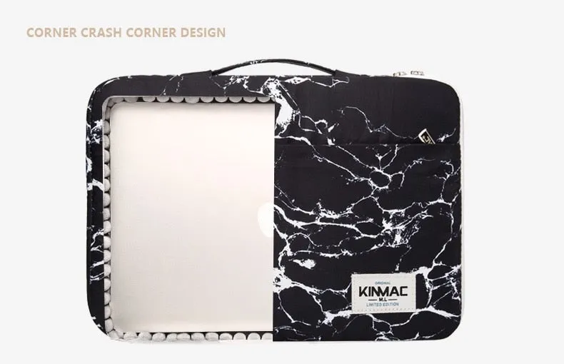 Kinmac Shockproof Laptop Bag - Marble
