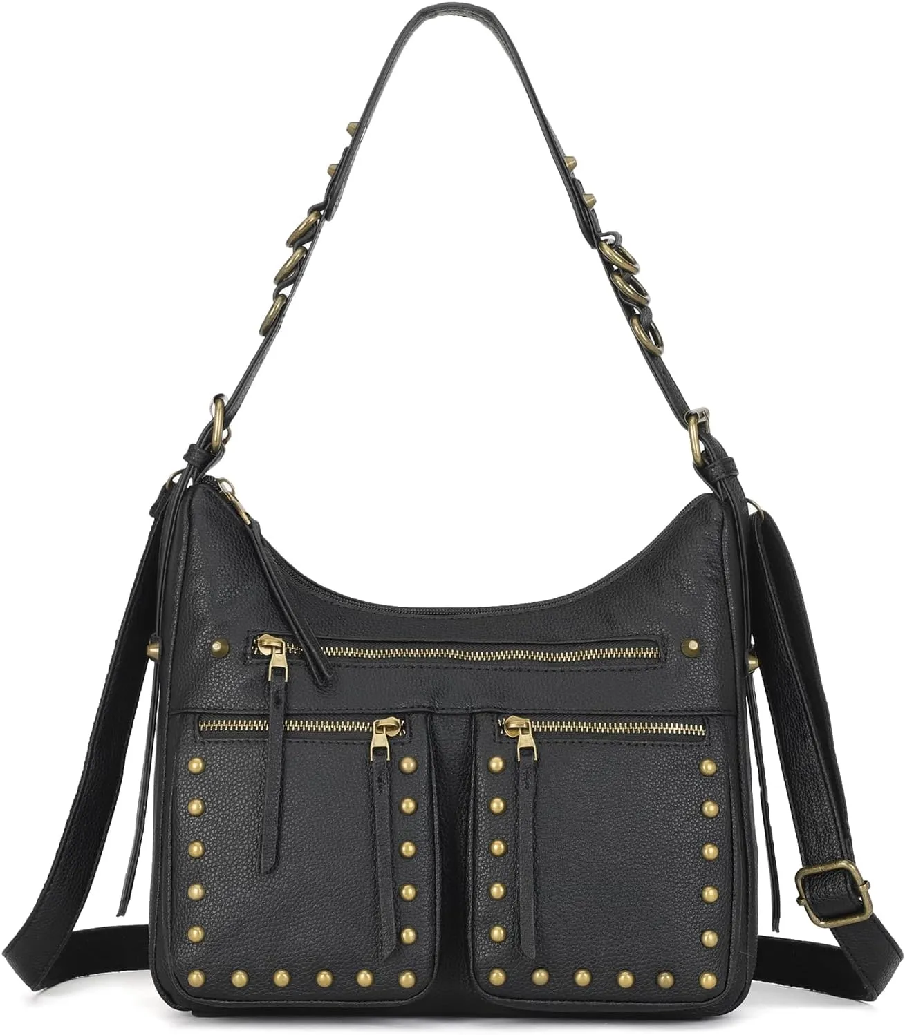 KL928 Large Hobo Shoulder Bag for Women Soft Faux Leather Handbags Fashion Tote Purse Adjustable Strap
