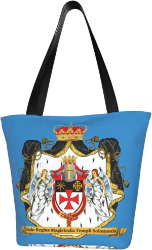 Knights Templar Coat Of Arms Flag Fashion Shoulder Bag Large Capacity For Man Or Woman