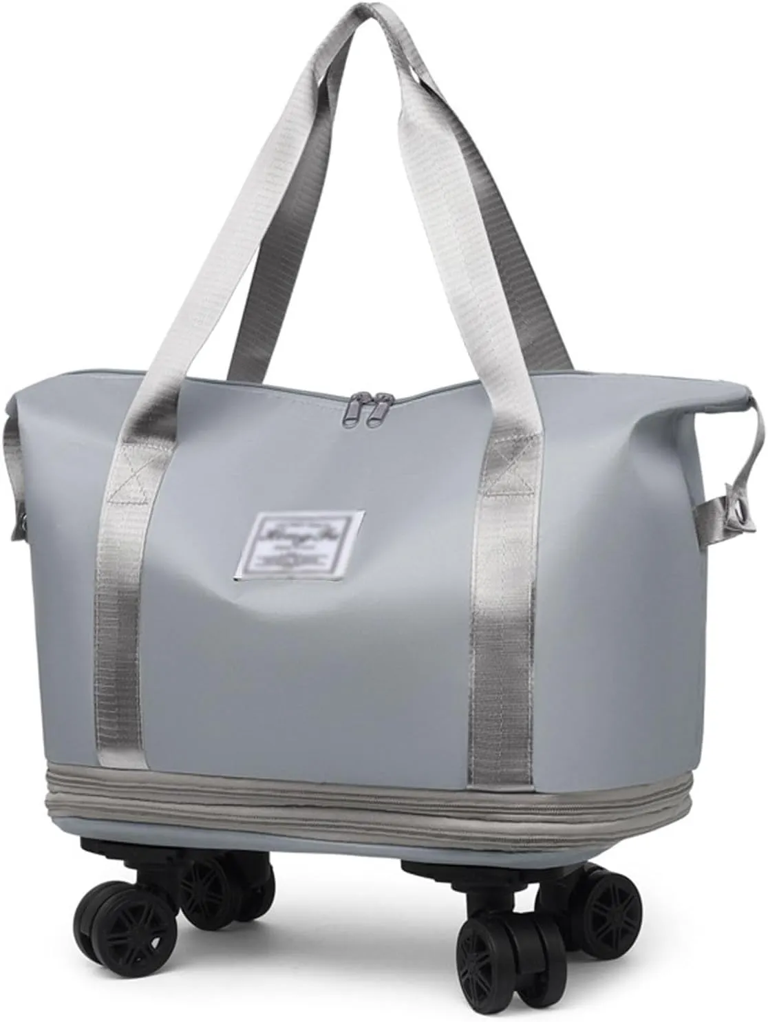 Kulken Travel Bag with Wheels, Kulken, 2025 New Large Capacity Travel Bag, Universal Wheel Removable (Gray)
