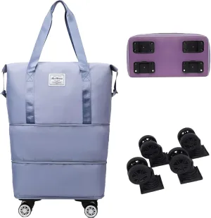 Kulken/pepepo/beente travel Bag With Wheels,Kulken Travel Bag,2025 New Large Capacity Travel Bag - Universal Wheel Removable,Wheel-Equipped (F)