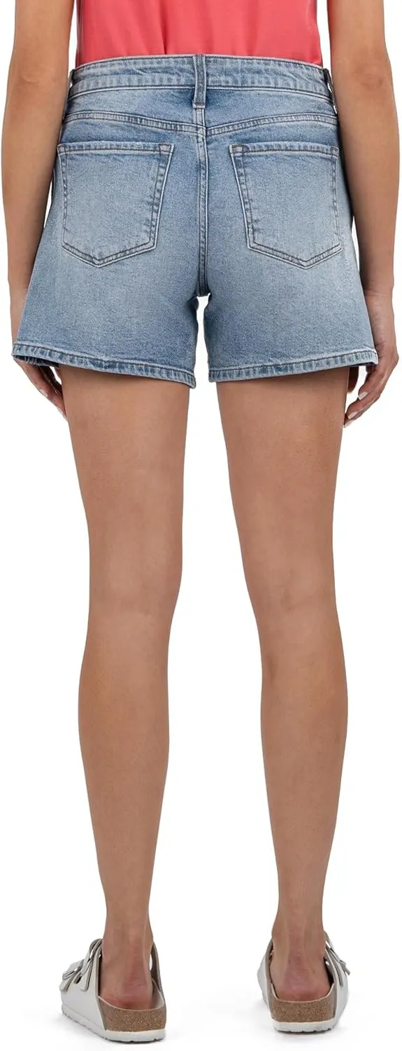 KUT from the Kloth Women's Jane High Rise Long Short with Regular Hem
