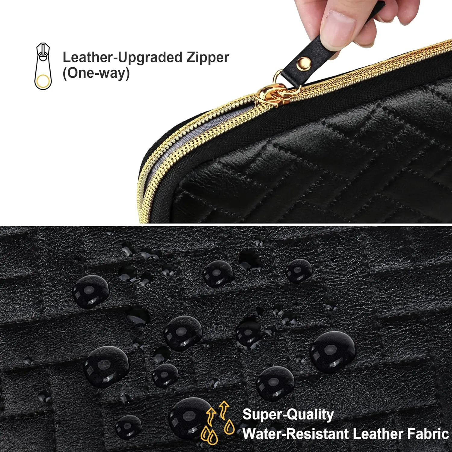 Lacdo 13 inch Laptop Sleeve Case for 13 inch New MacBook Air M4 A3240 2025, M3 A3113, M2 A2681, M1 A2337, 13 inch MacBook Pro M2 / M1 A2338 A2251 A2289, 13" iPad Pro M4/iPad Air M3 Computer Bag, Black