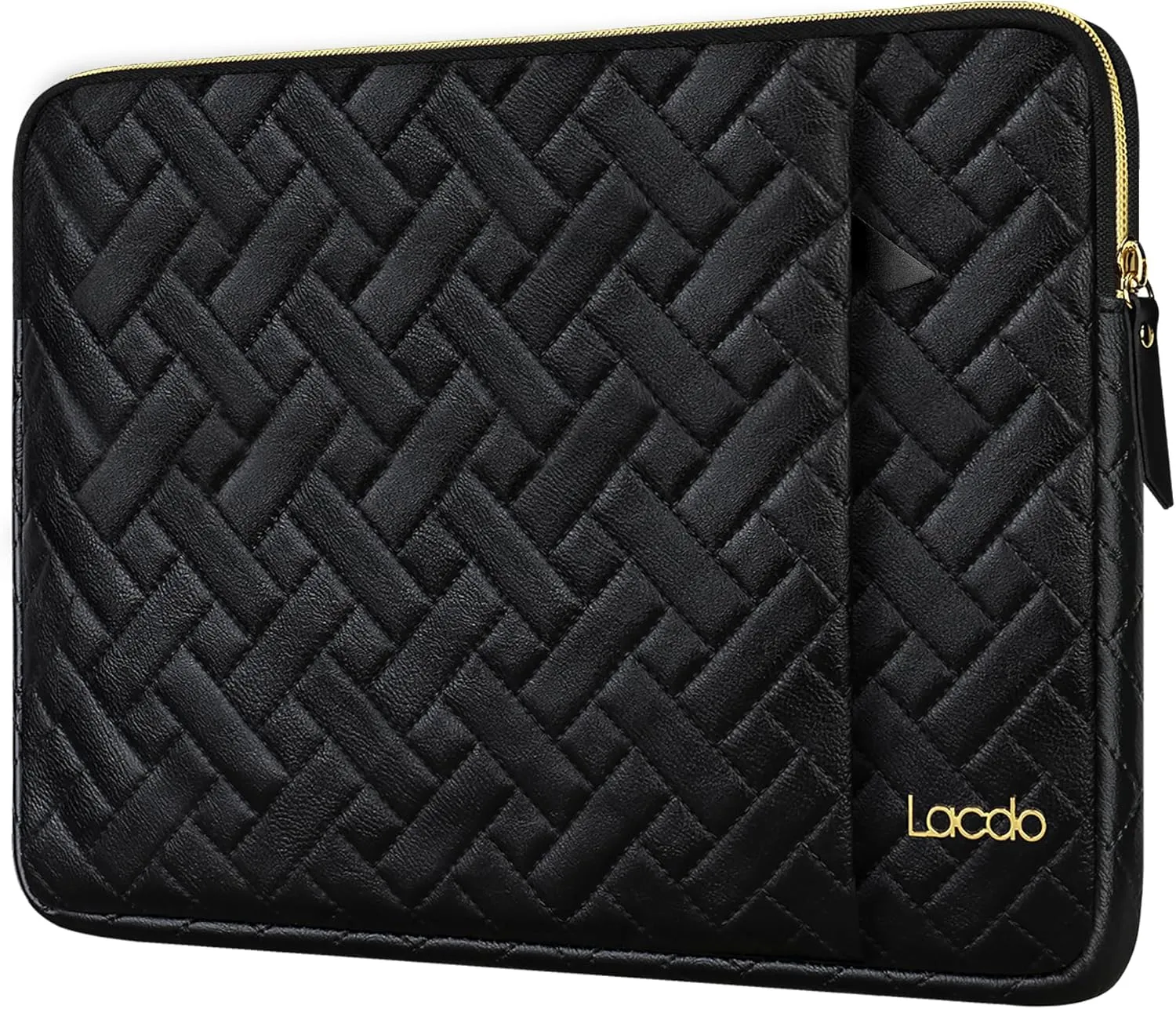 Lacdo 13 inch Laptop Sleeve Case for 13 inch New MacBook Air M4 A3240 2025, M3 A3113, M2 A2681, M1 A2337, 13 inch MacBook Pro M2 / M1 A2338 A2251 A2289, 13" iPad Pro M4/iPad Air M3 Computer Bag, Black