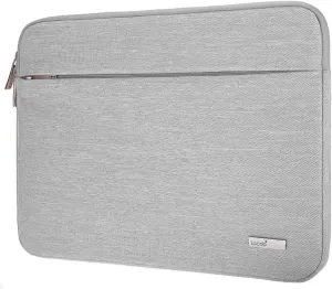 Lacdo 15.6 Inch Laptop Sleeve Computer Case for 15.6" Acer Aspire/Predator, Asus TUF FX505DT, Lenovo Ideapad 330, Dell Inspiron, ASUS ZenBook/VivoBook, HP Pavilion Chromebook Notebook Bag, Gray