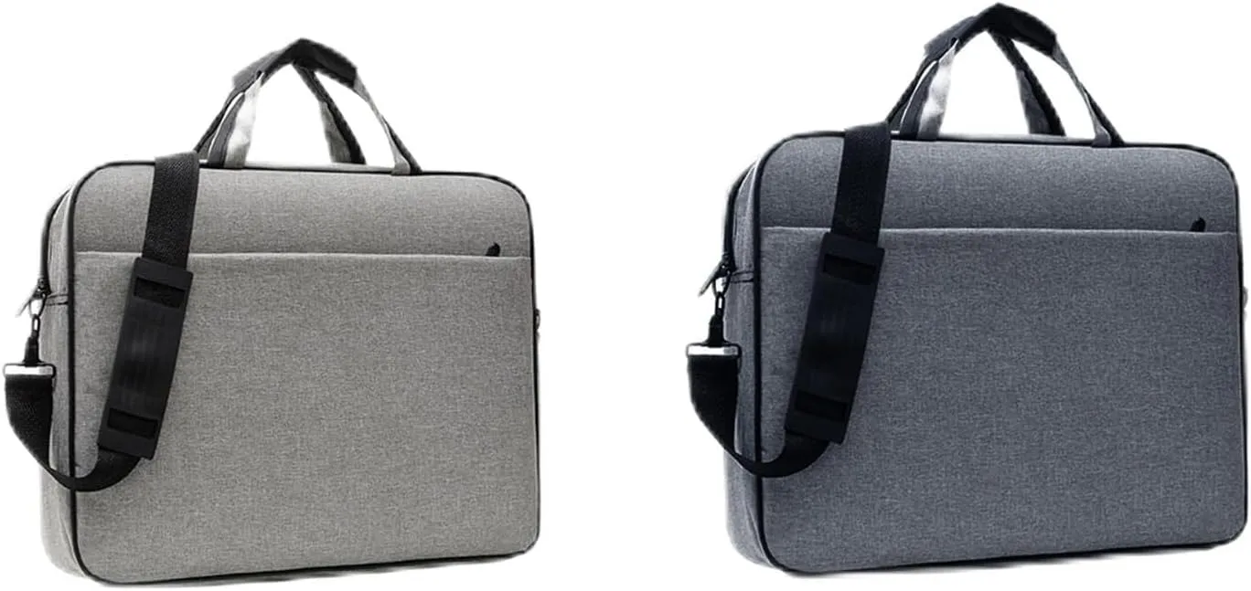 Laptop Bag 15.6 17 inch Sleeve for Case with Shoulder Straps Handbag Computer Notebook Shockproof Protective B Black Oxford Cloth