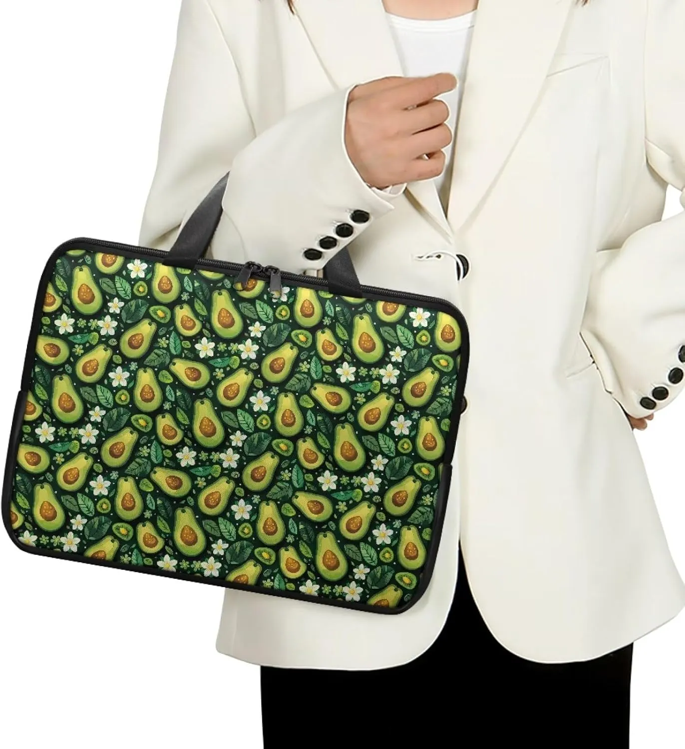 Laptop Bag Case Waterproof Zipper Portable Computer Carrying Bag for Office Business School 10 Inch- 17 Inch
