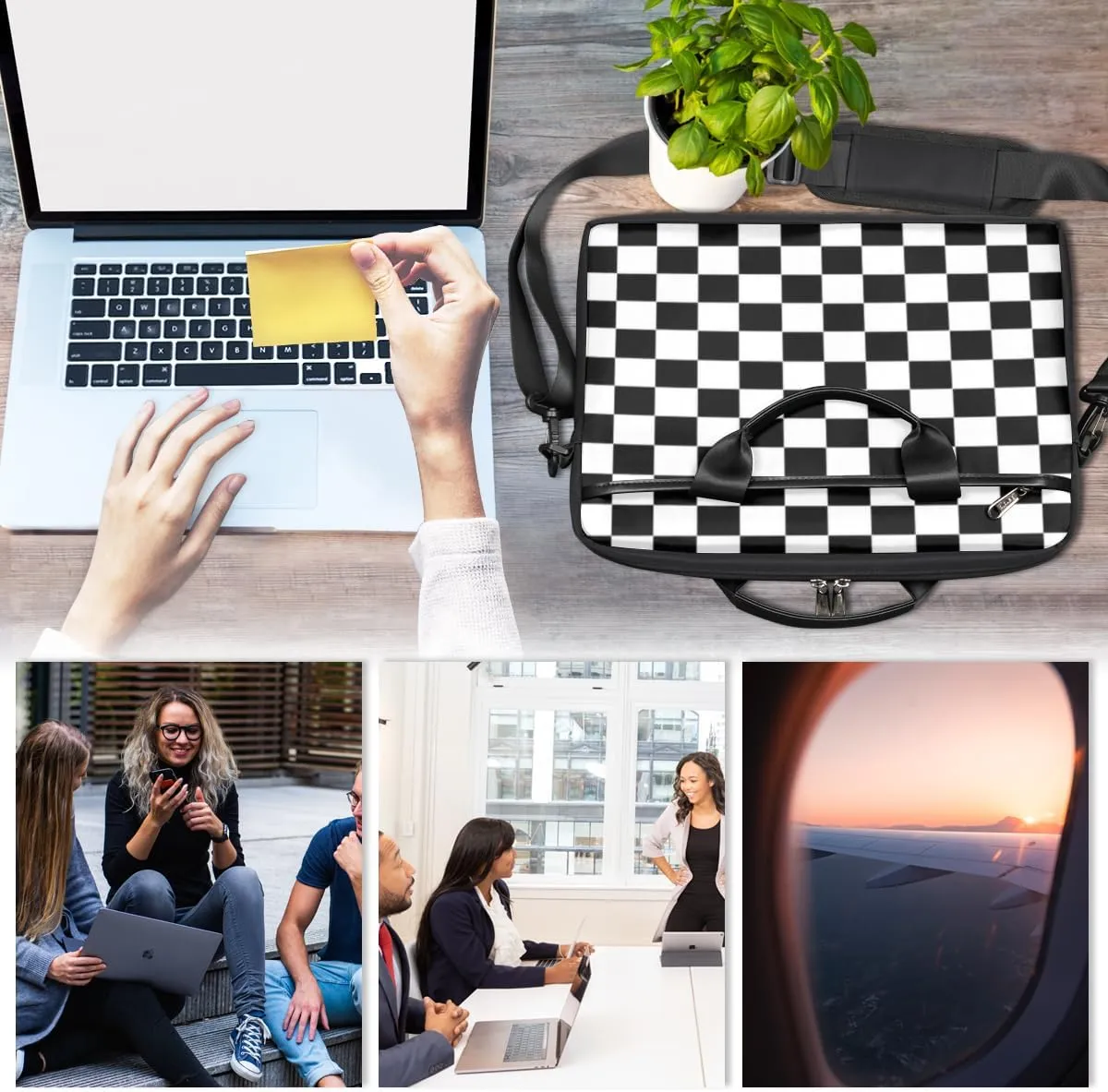 Laptop Case Bag,15.6 inch Laptop Sleeve Bag,Shockproof Protective Computer Cover,Water Resistant Notebook Briefcase（25）