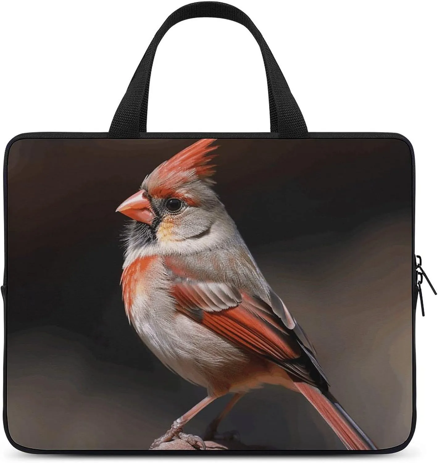 Laptop Shoulder Bag Laptop Bag Computer Bag Bird on Rock Messenger Bag for Unisex