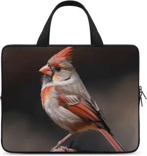 Laptop Shoulder Bag Laptop Bag Computer Bag Bird on Rock Messenger Bag for Unisex
