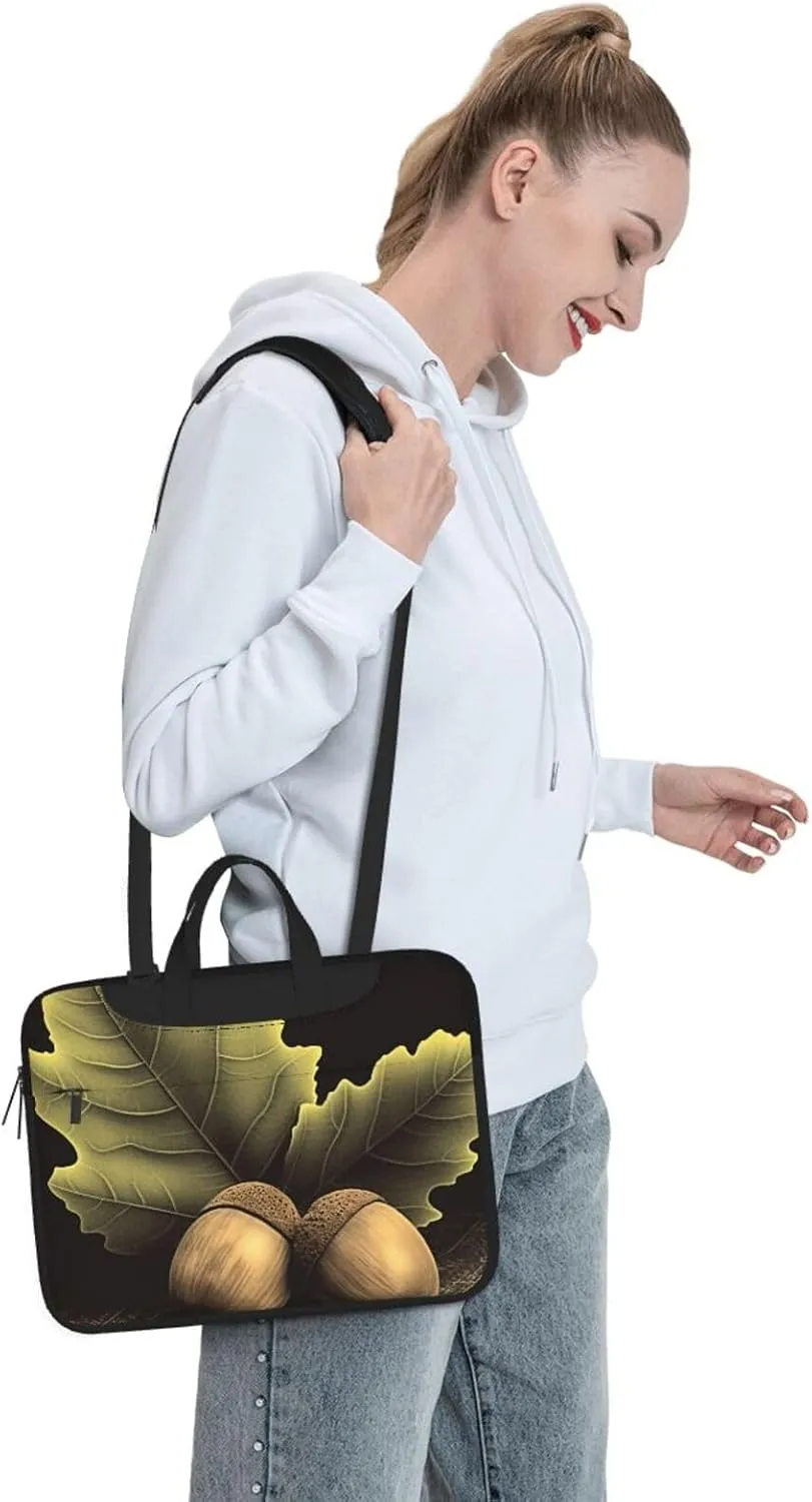 Laptop Shoulder Bag Laptop Bag Computer Bag Two acorns Messenger Bag for Unisex
