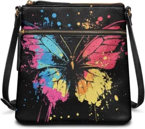 Large Capacity Leather Shoulder Bag with Adjustable Strap for Women