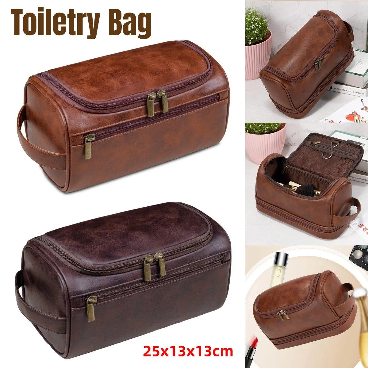 Large Capacity Waterproof Travel Toiletry Bag Cosmetic Organizer Multifunctional