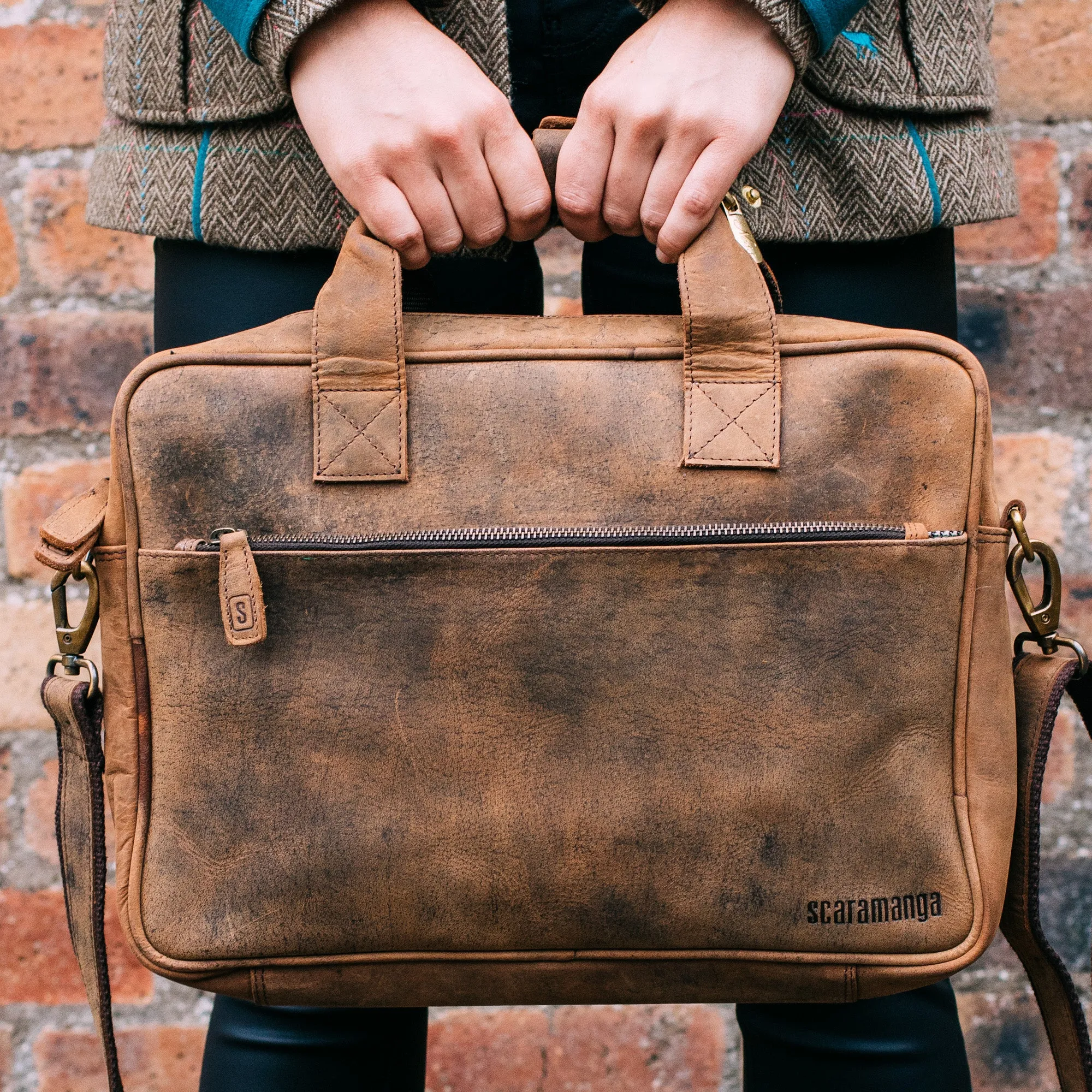 Large Leather Laptop Bag For Women
