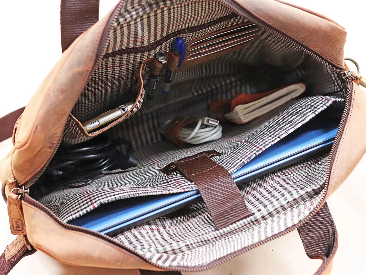 Large Leather Laptop Bag For Women