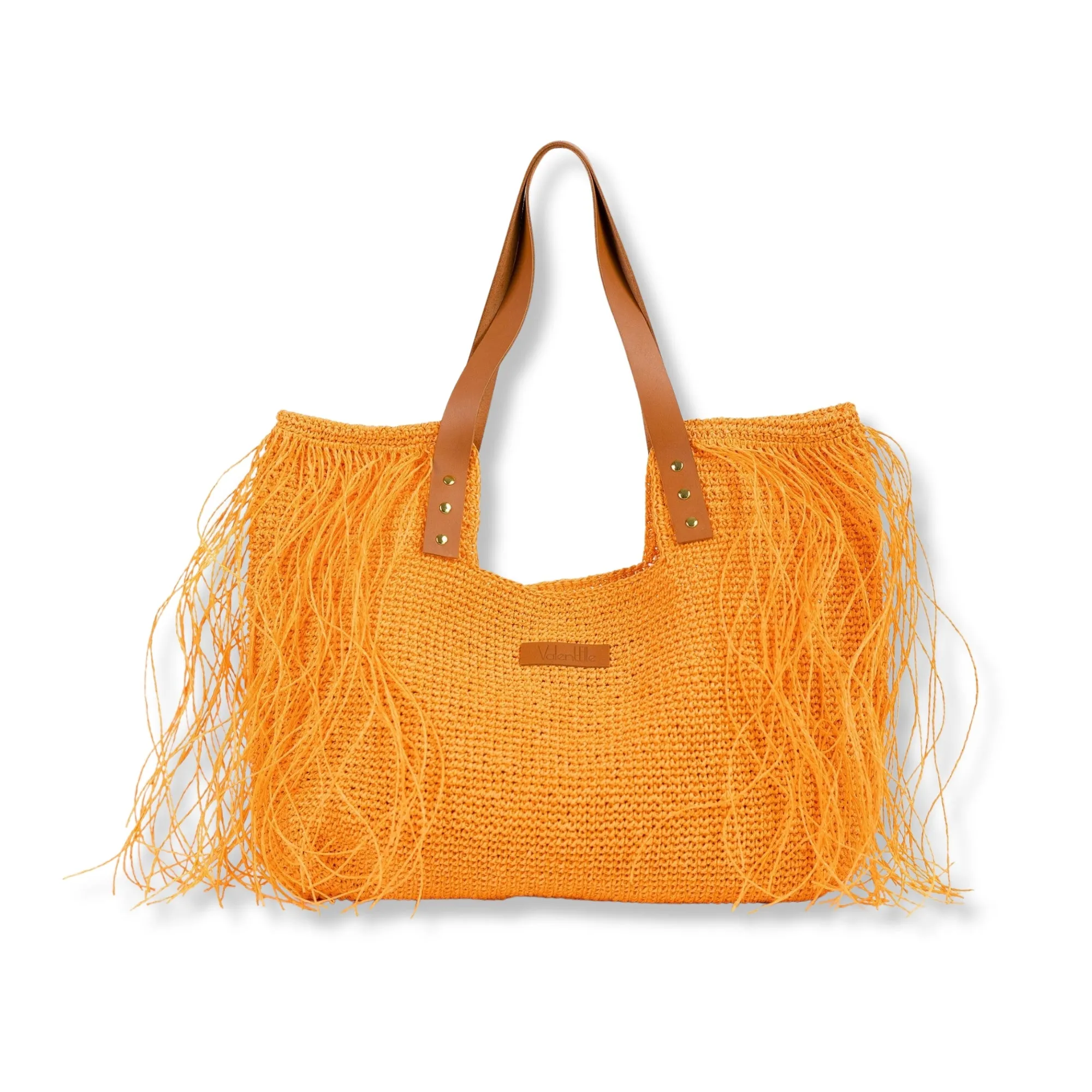 Large Raffia Tote Bag