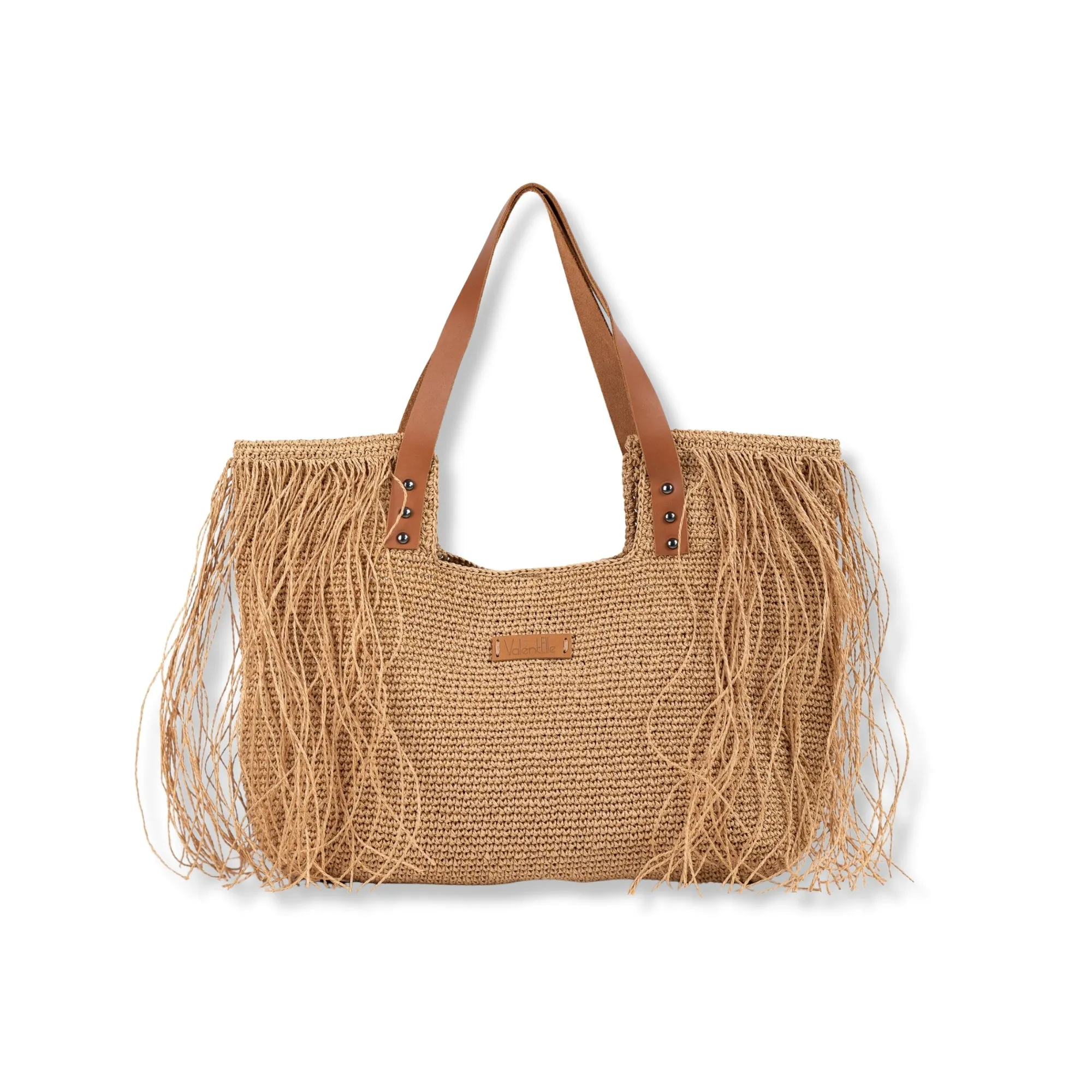 Large Raffia Tote Bag