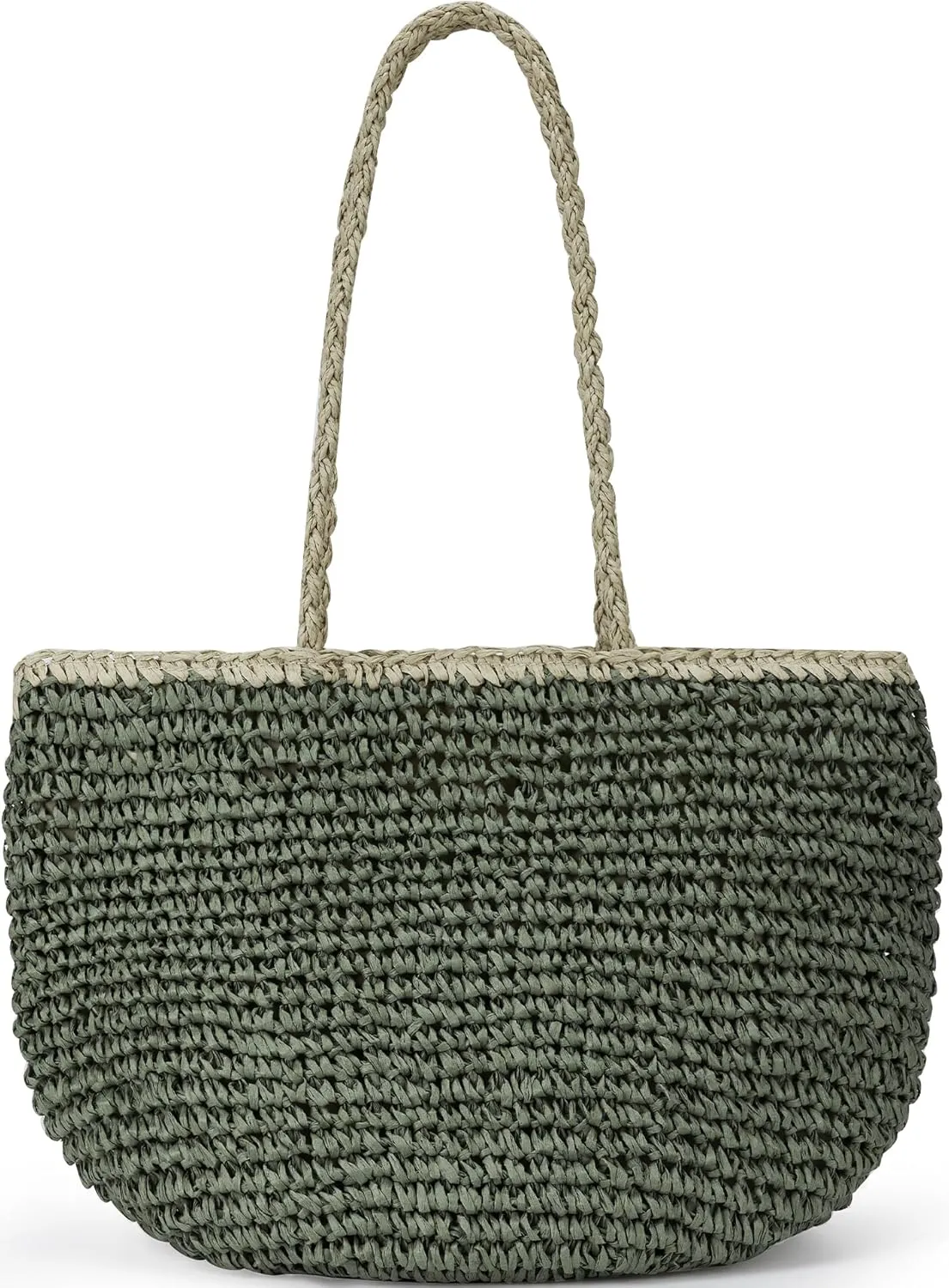 Large Straw Bag For Women Beach Tote Handbag Summer Purse Shoulder Bag For Vacation Traveling Holiday