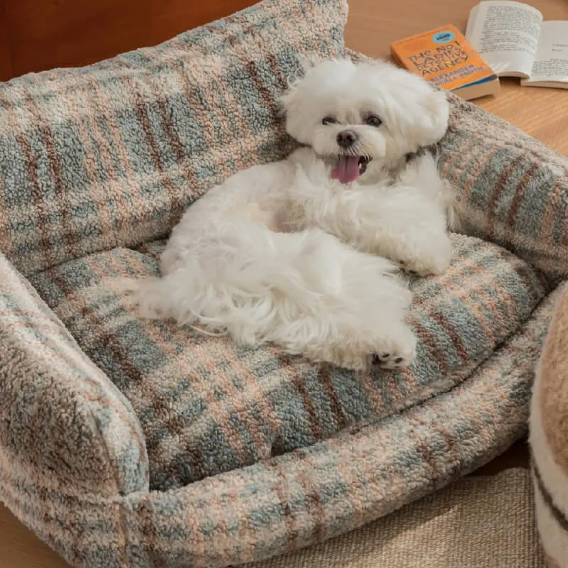 Lazy Holiday Plush Cozy Dog & Cat Sofa Bed