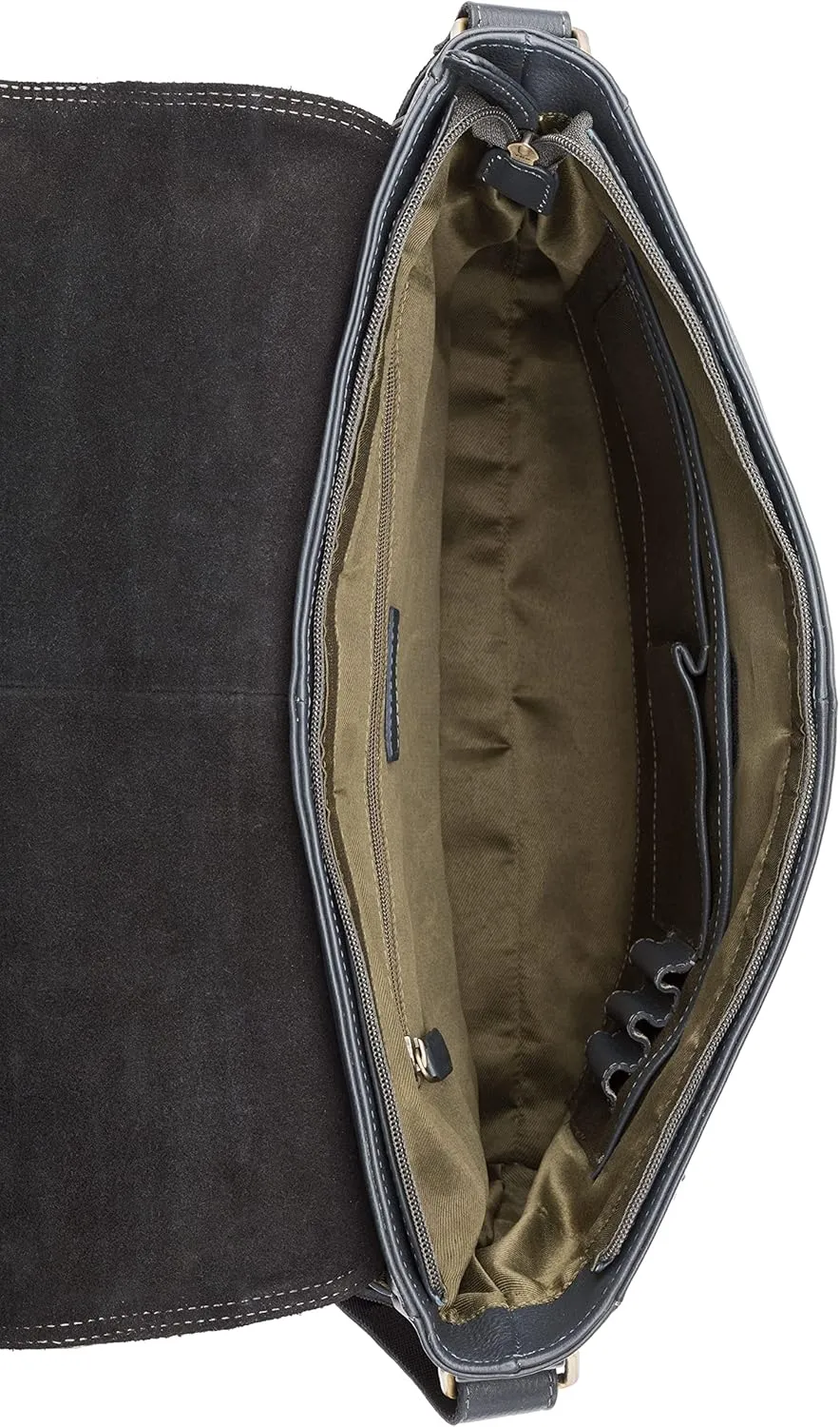 LEABAGS Leather Shoulder Bag for Men and Women | Laptop Bag up to 15" | Messenger Bag | Shoulder Bag | Work Bag | Handbag