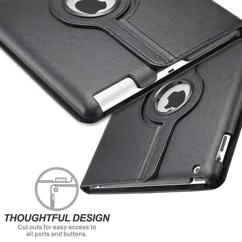 Leather iPad Case with Stand and 360 degree Rotation | iPad Pro