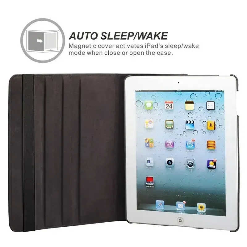 Leather iPad Case with Stand and 360 degree Rotation | iPad Pro